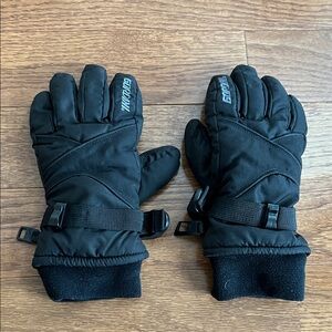 Gordini Black Kids Mittens